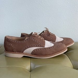 Halogen wingtip oxfords